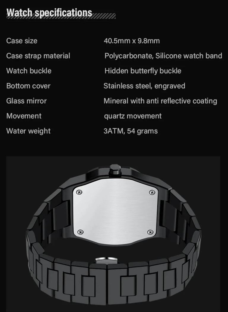 FULL-BLACK ARABIC WATCH