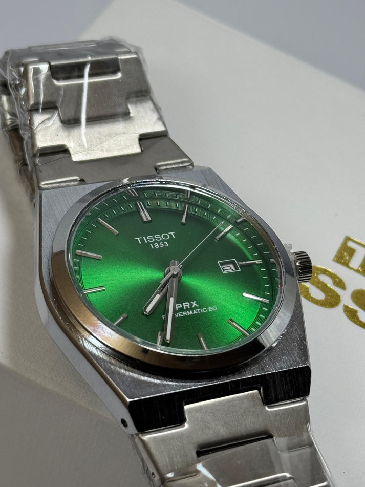 Tissot PRX Silver - Green Dial