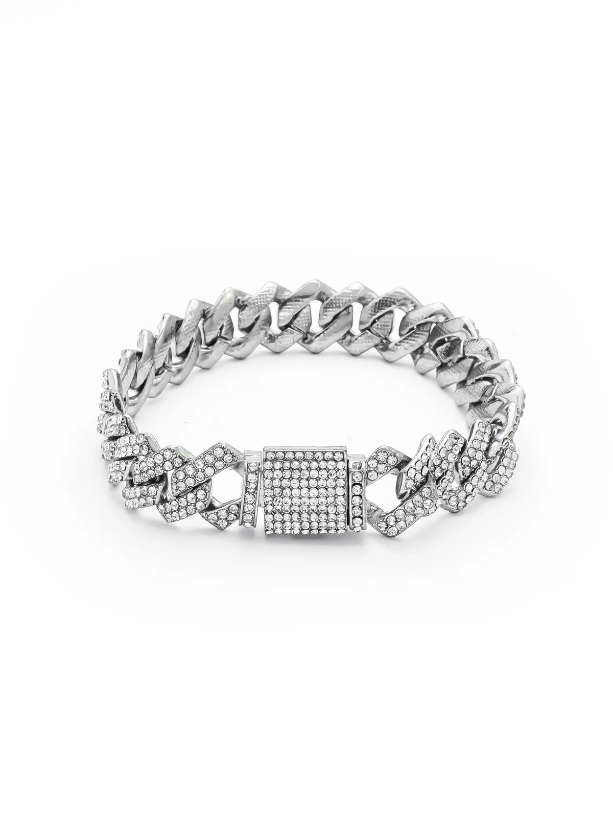 PRONG CUBAN BRACELET