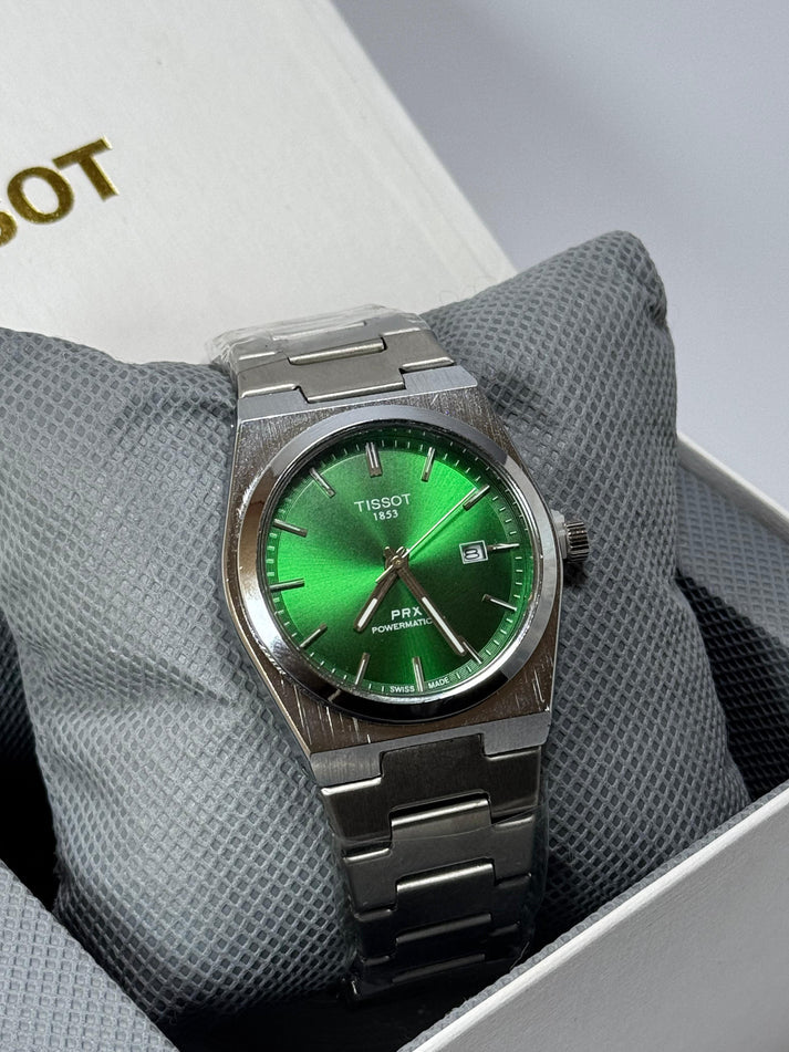 Tissot PRX Silver - Green Dial